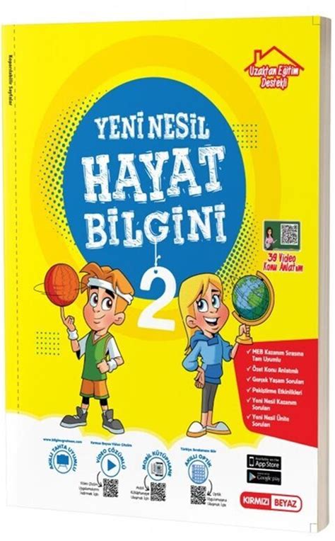 Kırmızı Beyaz 2 Sınıf Yeni Nesil Hayat Bilgini Kırmızı Beyaz Yayınları