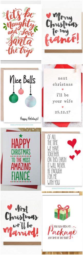 Adorable Fiance Christmas Cards For Your Bae