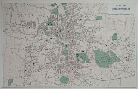 antique maps cheltenham gloucestershire