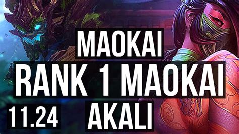 Maokai Vs Akali Top Rank Maokai Na Challenger