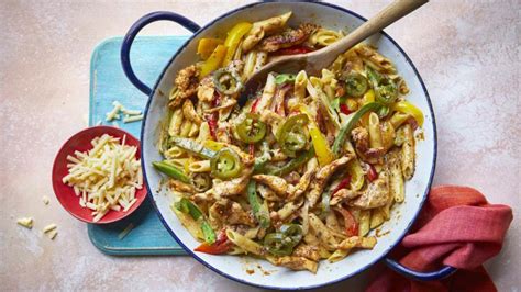 Chicken Fajita Pasta Recipe Bbc Food