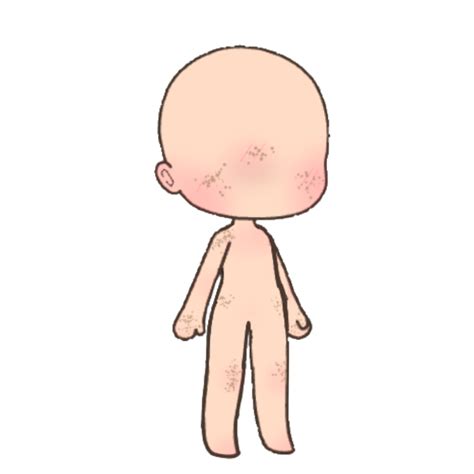 Gacha Life Body Base Transparent Background