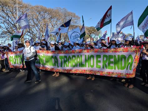 Ato Pol Tico Cultural Celebra Os Anos Da Marcha Das Margaridas Contee