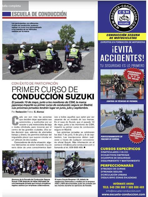 Revista Tu Moto Mes De Junio 2015 CSM