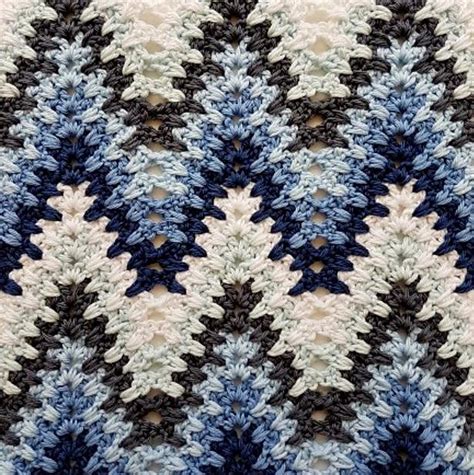 Crochet Stitches Free Patterns Zigzag Or Ripple Stitches