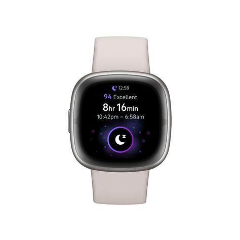 Fitbit Sense 2 Lunar Whiteplatinum Aluminum Pametna Ura