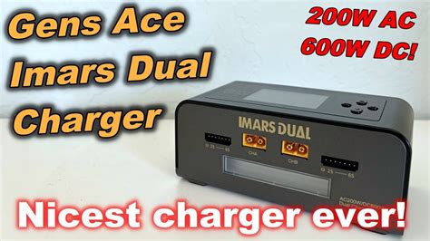 Gens Ace Imars Dual Charger Dual Channel Best Quality RC LiPo