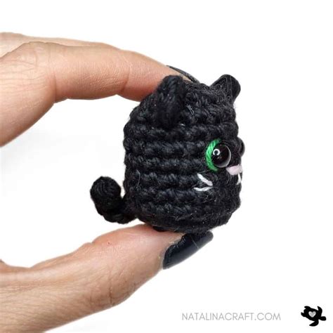 No Sew Crochet Black Cat Free Pattern Natalina Craft