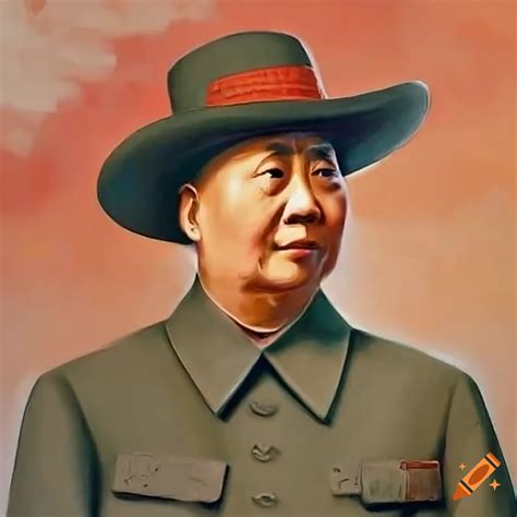 Satirical Depiction Of Mao Zedong As A Cowboy On Craiyon