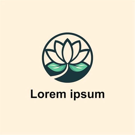 Logotipo De Bem Estar Vetorial Gratuito Para Estúdio Vetor Premium