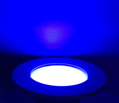 Bene LED 3w Glow Round Ceiling Light, Color of LED Blue (Pack of 24 Pcs ...