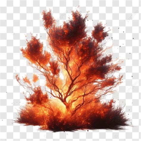 Cartoon Natural Disaster Forest Fire Disaster Forest Fire Cartoon