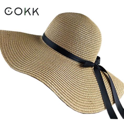 Cokk Sombreros De Verano Para Mujer Sombrero De Paja De Panam Para La