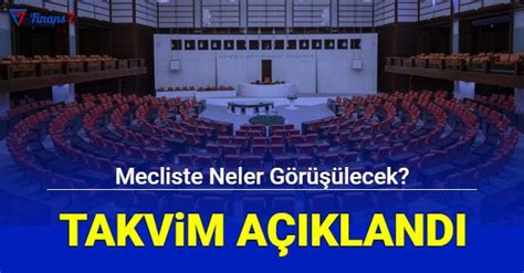 TBMM Gündemi açıklandı Mecliste neler görüşülecek