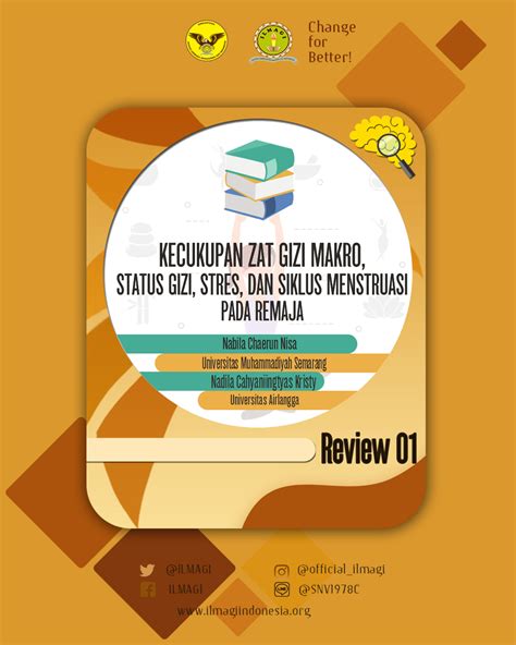 Review Jurnal Kecukupan Zat Gizi Makro Status Gizi Stres Dan Siklus Menstruasi Pada Remaja