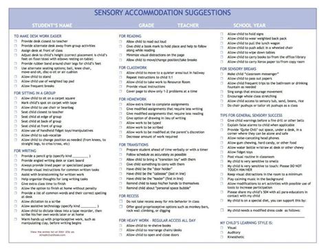 List Of 500 Iep Accommodations And Specially Designed Instruction Examples Special Education