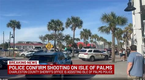 Six Shot At Isle Of Palms Beach In Charleston South Carolina As Huge