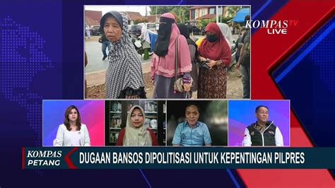 Dugaan Bansos Dipolitisasi Untuk Kepentingan Pilpres Pengamat