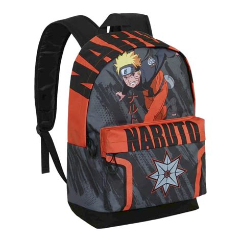 Mochila Escolar 41cm Naruto HS FAN SHURIKEN Multicolor