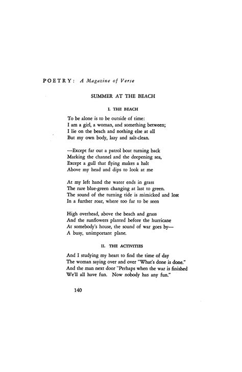 Fun Summer Poems