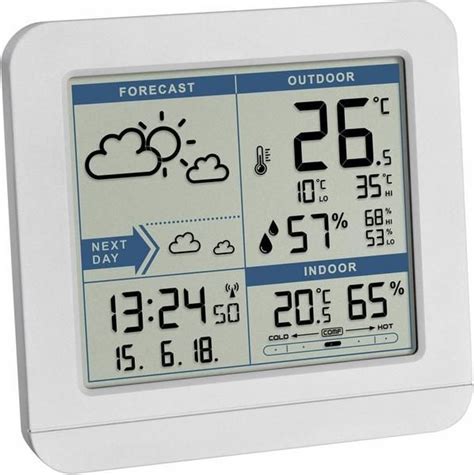 TFA Dostmann Sky 35 1152 02 Funk Wetterstation Vorhersage für 2 Tage