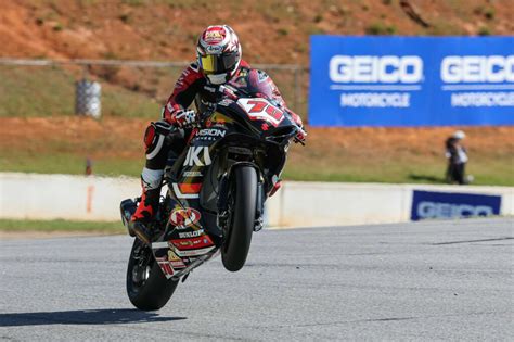 Motoamerica Scott Takes Provisional Supersport Pole At Barber