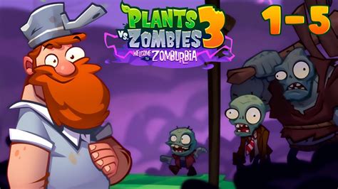 Plants Vs Zombies Welcome To Zomburbia Gameplay Nivel Youtube