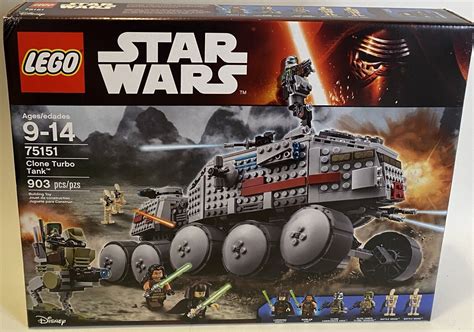 NEW LEGO SET 75151 CLONE TURBO TANK STAR WARS Luminara Unduli COMMANDER