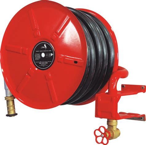 33mm X 30m Manual Swing Fire Hose Reel With Lpcb En671 Certificate