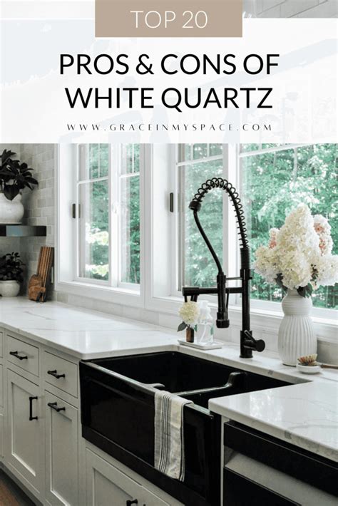 Top 20 White Quartz Countertops Pros and Cons (2025) - Grace In My Space