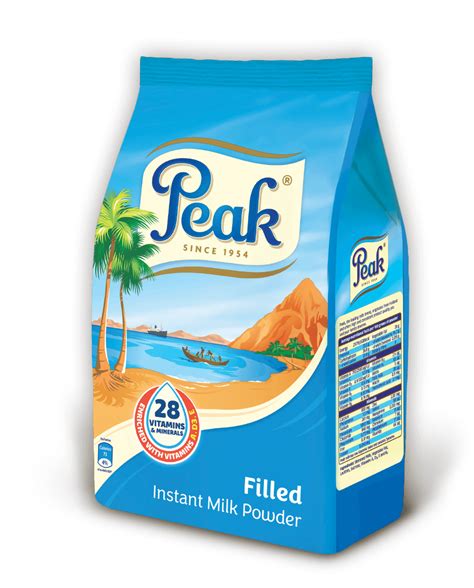 Peak Full Cream Instant Milk Powder Pouch Refill Peakmilk