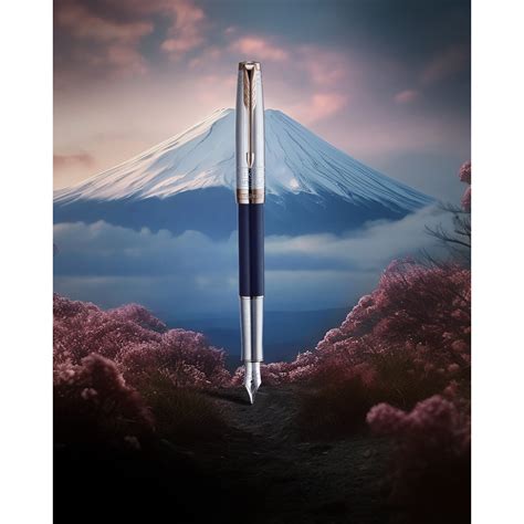 Stylo Plume Parker Sonnet Mont Fuji Dition Sp Ciale Avec Carnet