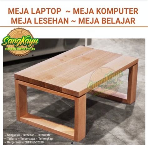 Jual Beli Meja Meja Belajar Lesehan Kayu Produk Bukalapak