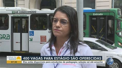 Prefeitura de Salvador abre 400 vagas de estágio para estudantes do