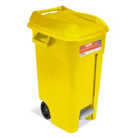 120 Litre 2 Wheeled Lockable Clinical Waste Bin