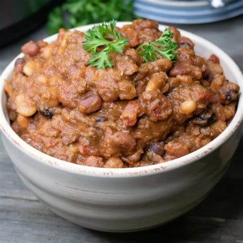 Instant Pot Bean Stew with Beef - Frugal Mom Eh!