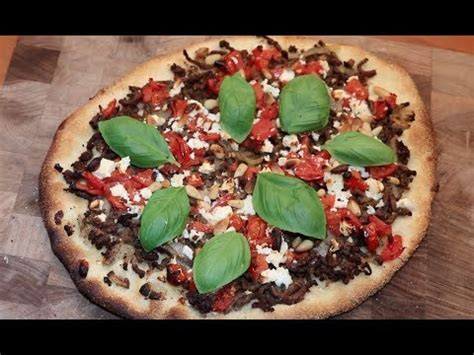 Pizza Au Steak Hach Feta Pizza M Diterran Enne Recette