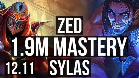 Zed Vs Sylas Mid 7 Solo Kills 1 9m Mastery Legendary 400 Games