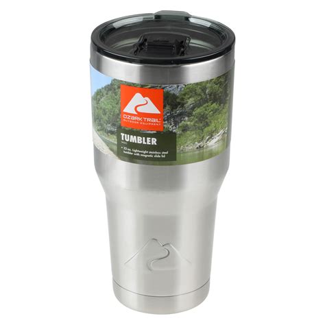 Ozark Trail 32 Oz Vacuum Insulated Stainless Steel Tumbler Silver