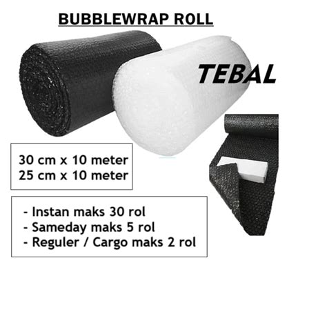 Jual W14 Bubblewrap 10 Meter X 30 25 Cm Upack Bubble Wrap TEBAL