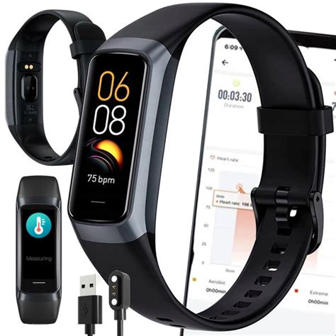 Smartwatch Watch Zegarek Czarny C Opaska Fit Smartband Pulsometr Ios