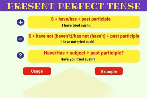 Thì Hiện Tại Hoàn Thành Present Perfect Tense Ama Blog Hồng