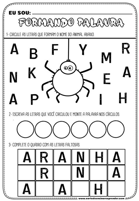 Atividade Pronta FormaÇÃo De Palavras A Arte De