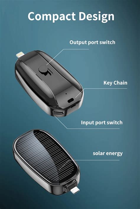 Wholesale Mini Solar Keychain Emergency Power Banks Mah Solar