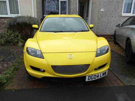 Mazda 2004 Rx 8 192 Ps Yellow Car For Sale