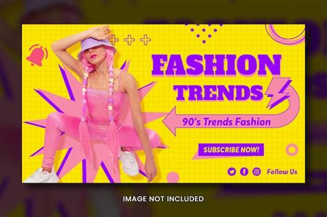 Premium Psd Fashion Youtube Thumbnail