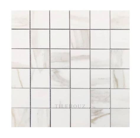 Classici Calacatta Gold Matte Mosaic 12 x 12 Porcelain Tile – Tilehouz