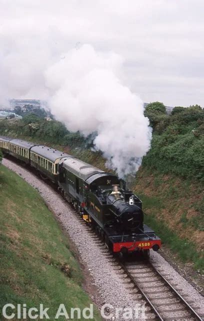 35MM SLIDE BR British Railways Steam Train GWR 4575 Class No 4588