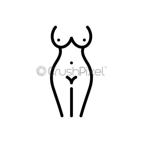 Naked Stock Vector Crushpixel