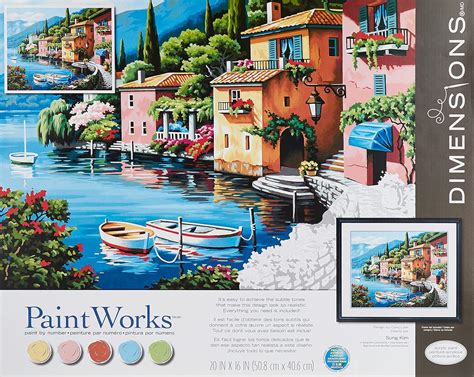 Arts & Crafts Craft Kits Dimensions 91357 Needlecrafts Paintworks Paint ...